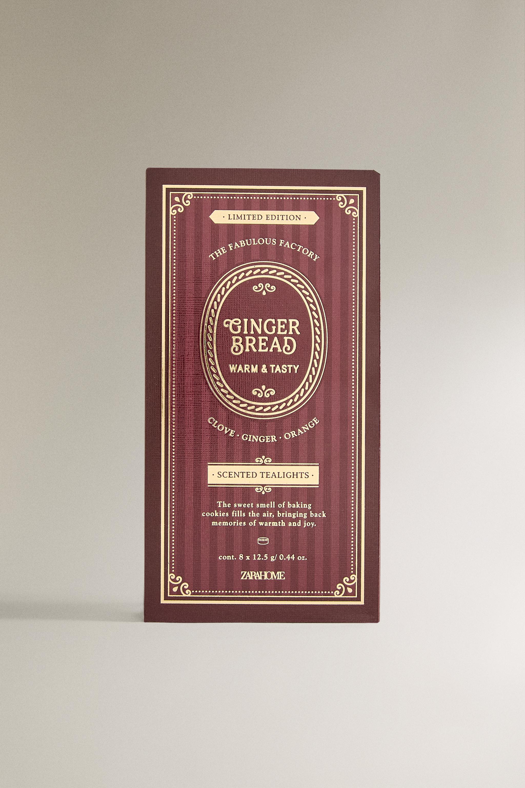 SET OF GINGERBREAD SCENTED TEALIGHTS (SET OF 8)